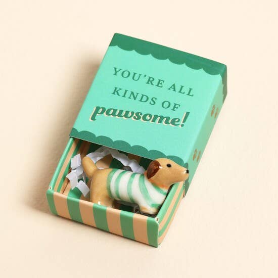 Lisa Angel - Tiny Matchbox Ceramic Tokens: Hedgehog
