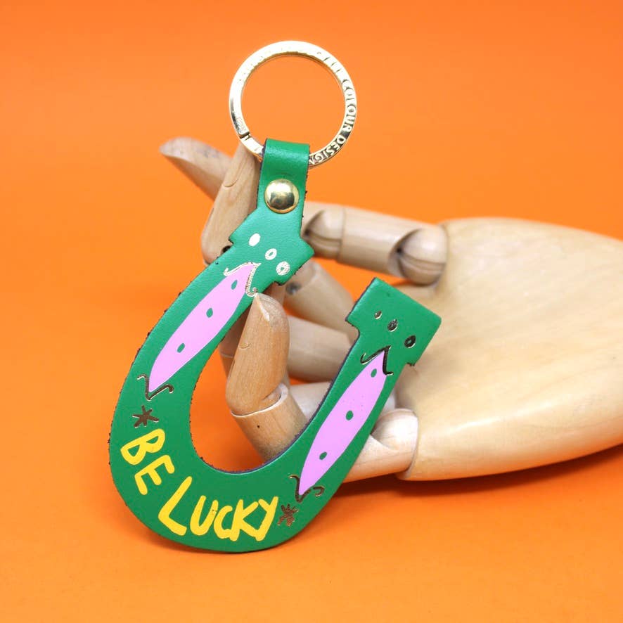 Be Lucky Key Fob: Green