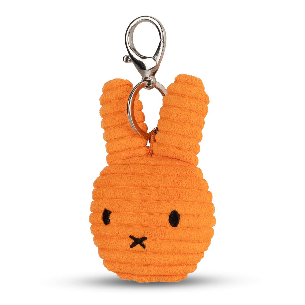Miffy Flat ECO Corduroy Keychain Orange - 10 cm - 4" - LIMITED EDITION