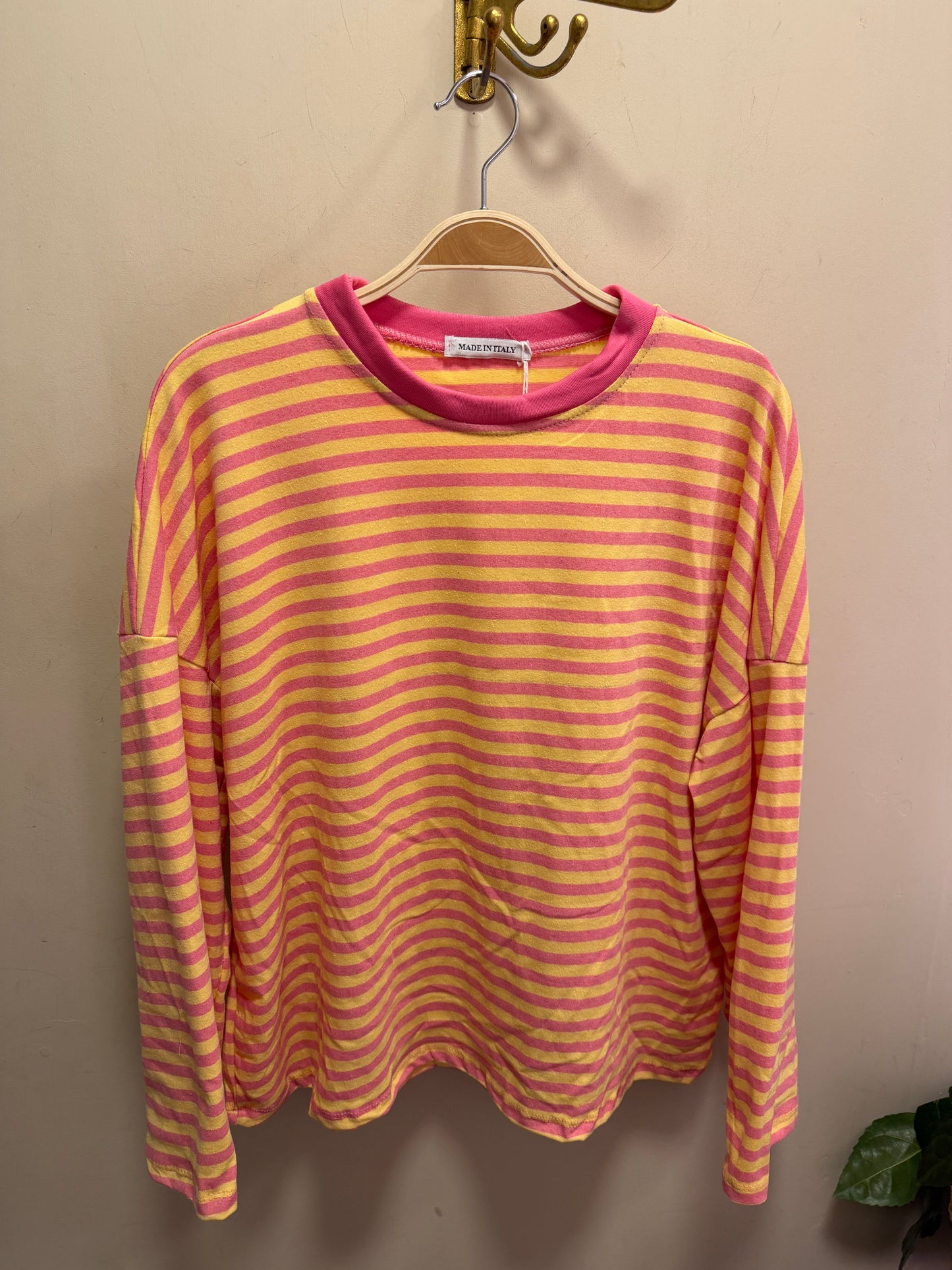 Copenhagen Striped Top - wide sleeve