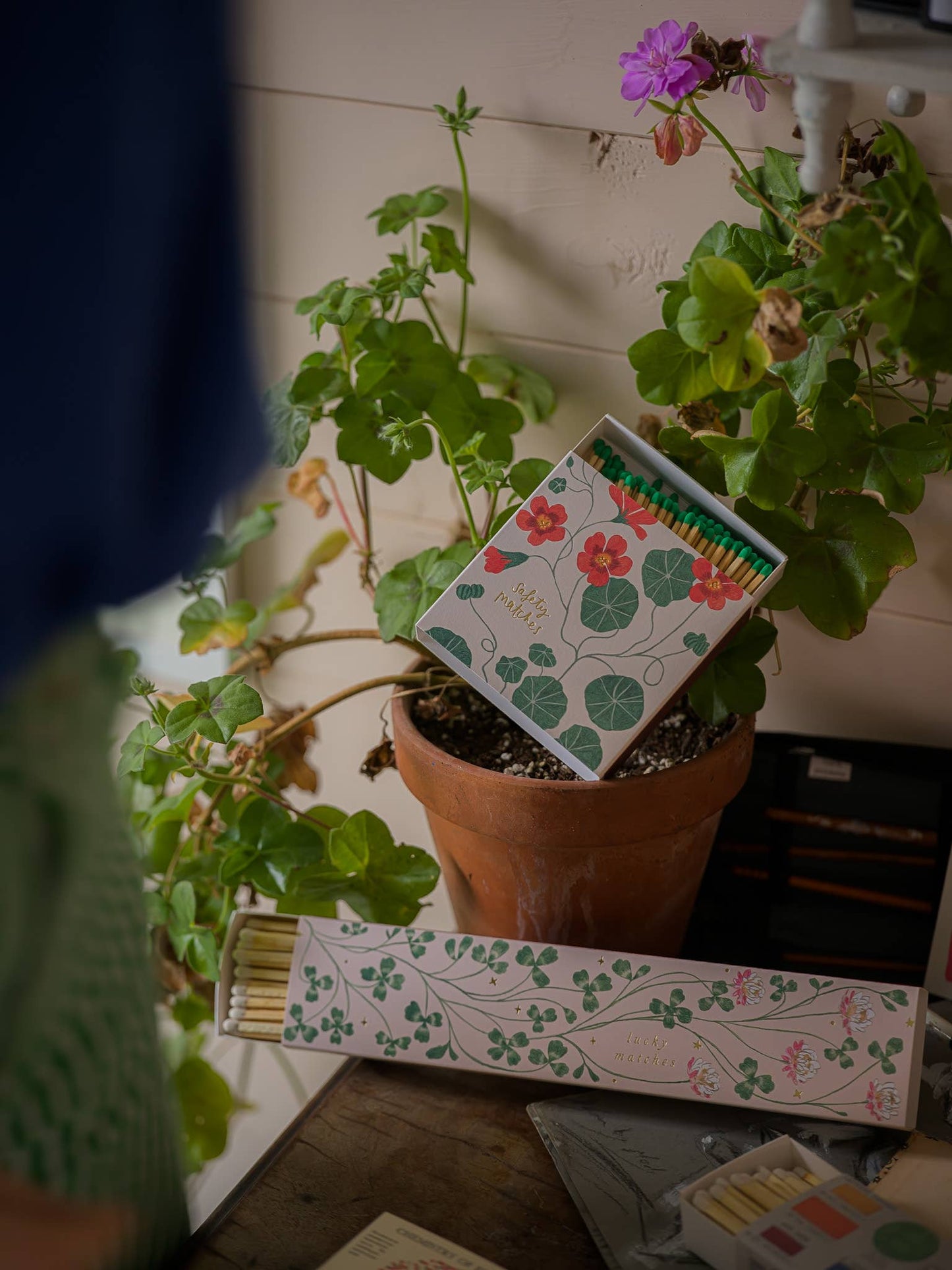 Archivist | UK - Lucky Clover Long Matches | Long - Safety Matches ...