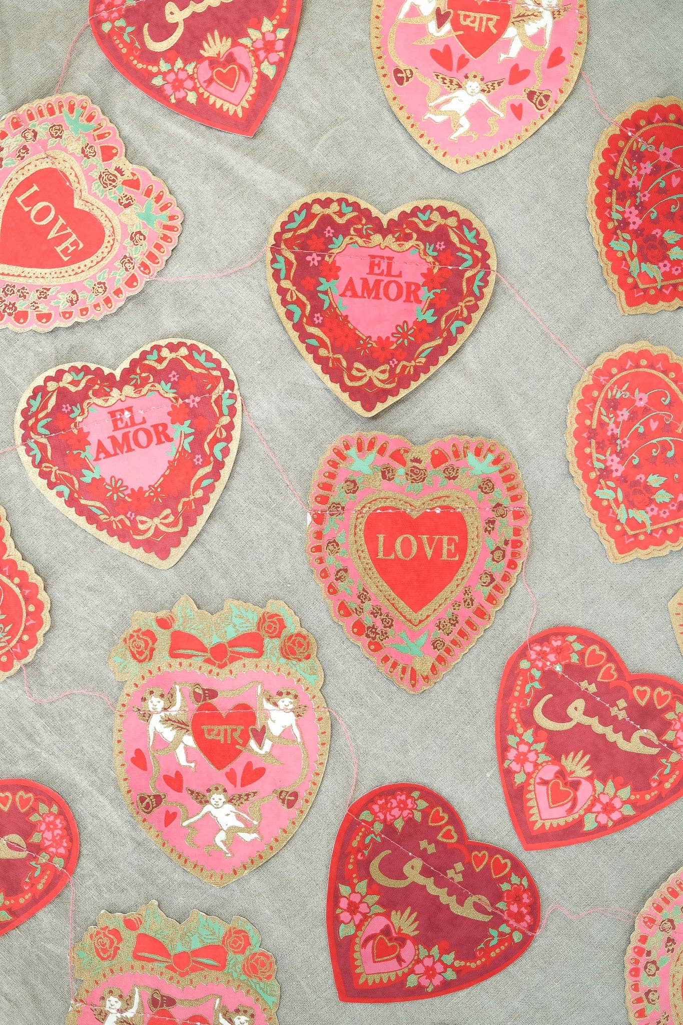 East End Press - Valentine's Sewn Garland