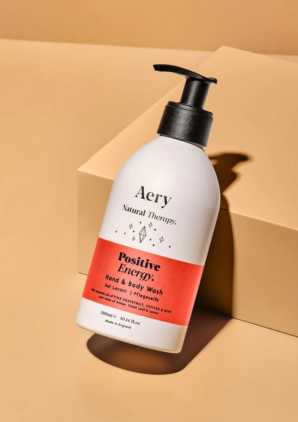 Aery Positive Energy Hand & Body Wash 300ml - Pink Grapefruit Mint and Vetiver