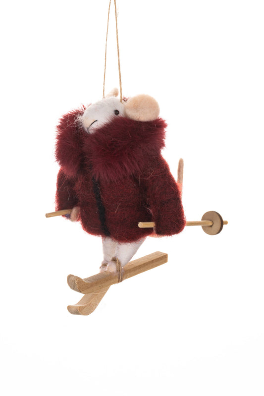 Ski Mouse Decoration