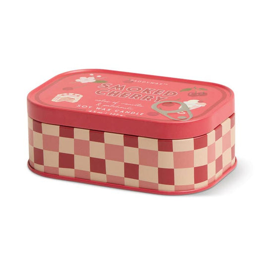 Bistro 4.5oz/27g Printed Tin Candle - Smoked Cherry
