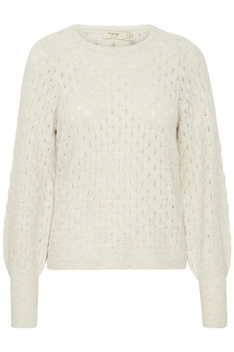 Fransa Ditte Pullover in Birch Melange