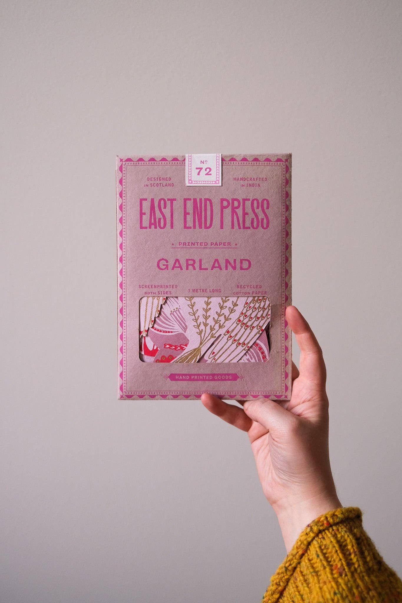 East End Press - Love Birds Sewn Garland