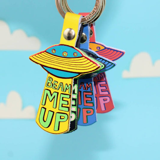 UFO Key Fob: Coral