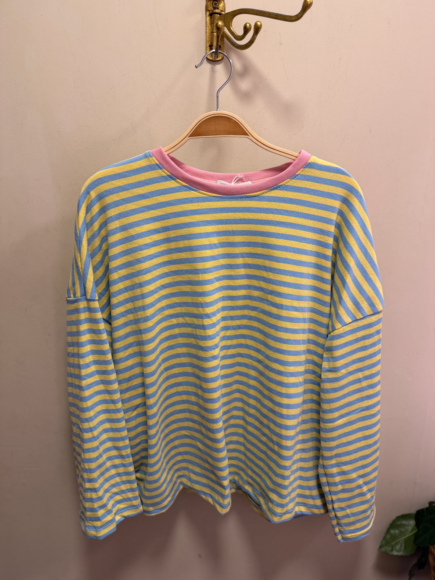 Copenhagen Striped Top - wide sleeve