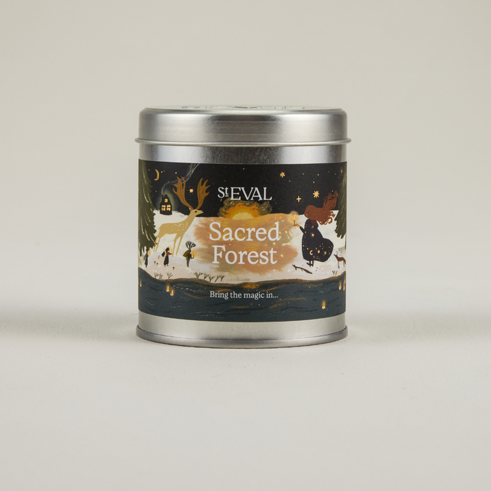St Eval Sacred Forest Scented Christmas Tin Candle