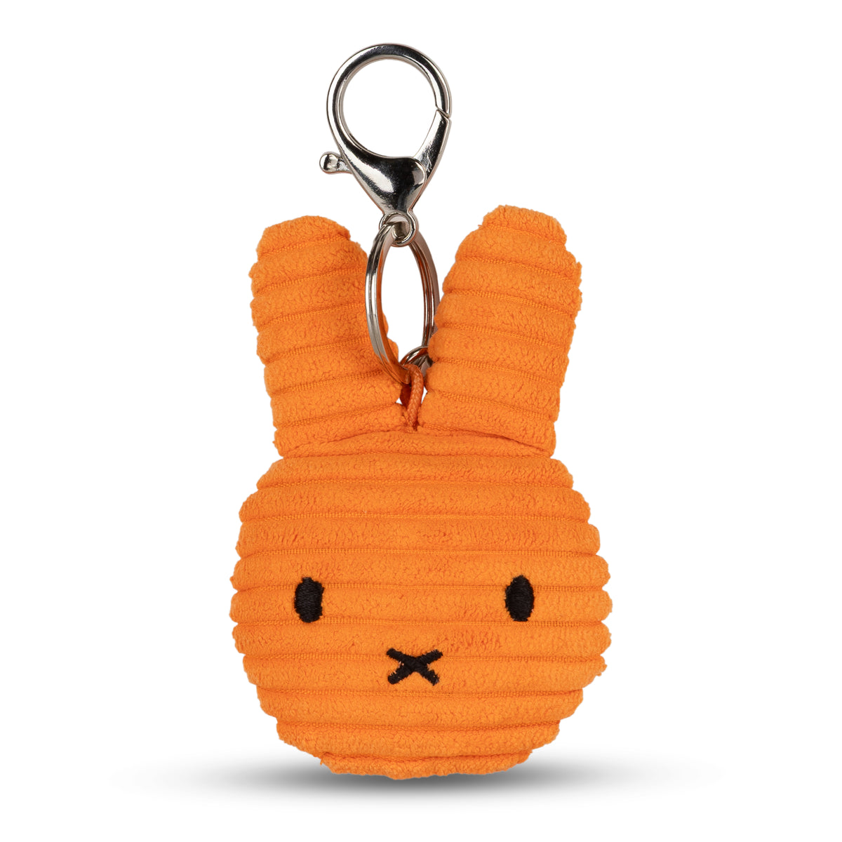 Miffy Flat ECO Corduroy Keychain Orange - 10 cm - 4" - LIMITED EDITION