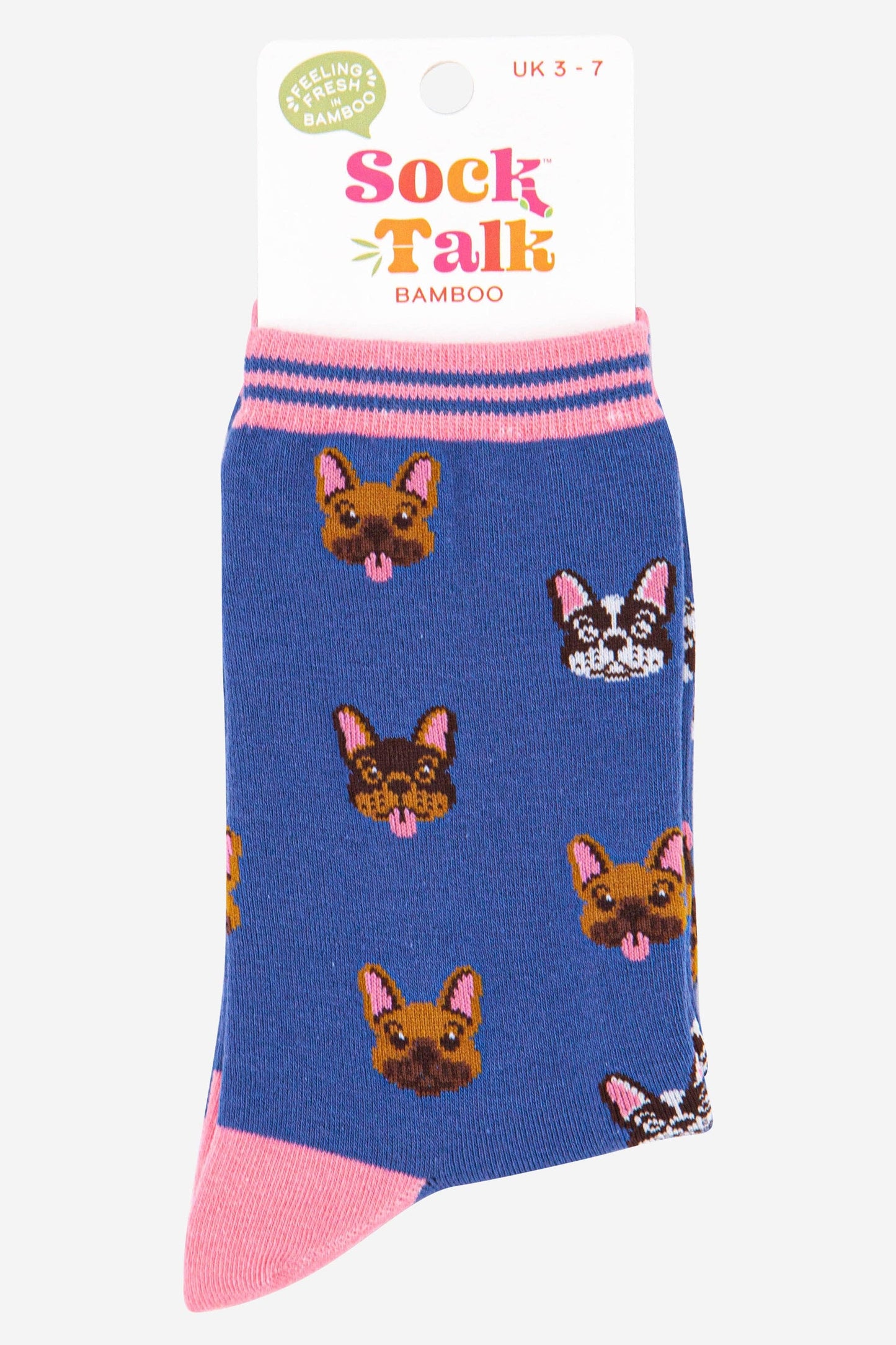 Women's French Bulldog Bamboo Dog Socks