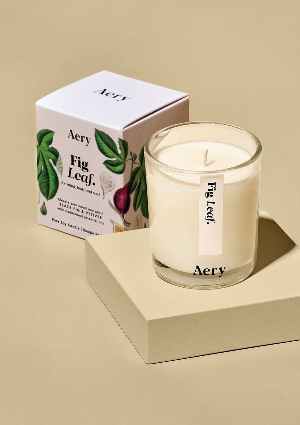 Aery Fig Leaf Mini Candle 