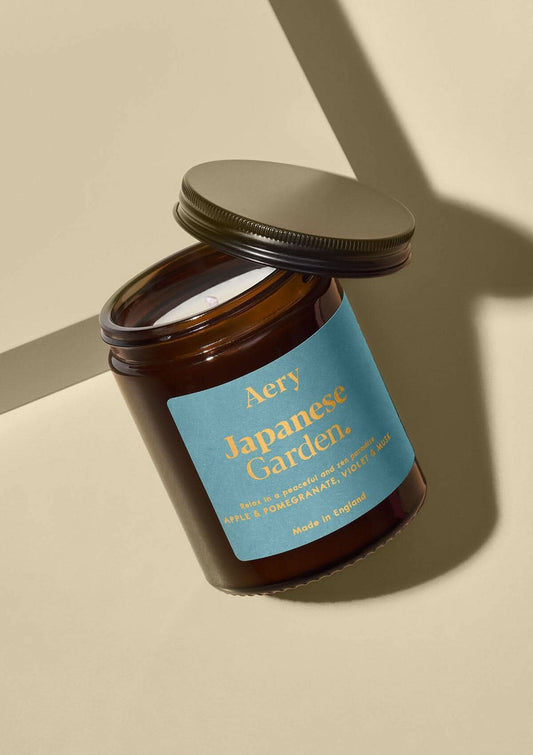Aery Japanese Garden Scented Jar Candle 140g