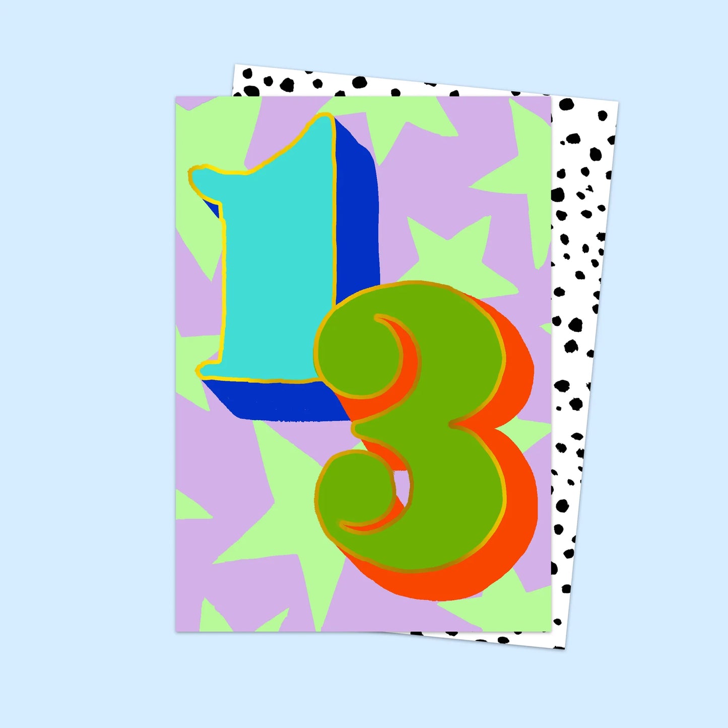 Age 13 Birthday Card by Eleanor Bowmer