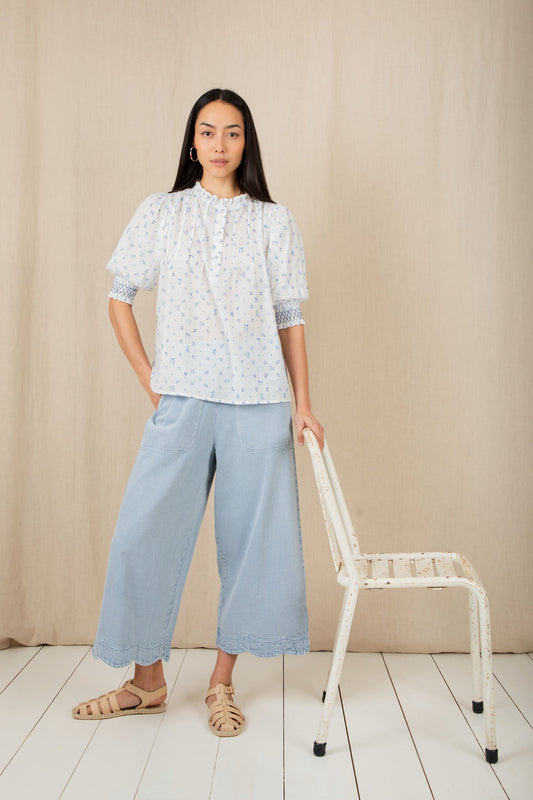 Bonte London Aide Trouser in Ice Blue