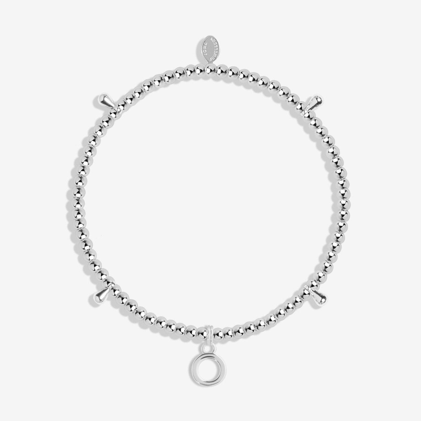 Joma Jewellery A Little Alphabet Bracelet in Silver Plating