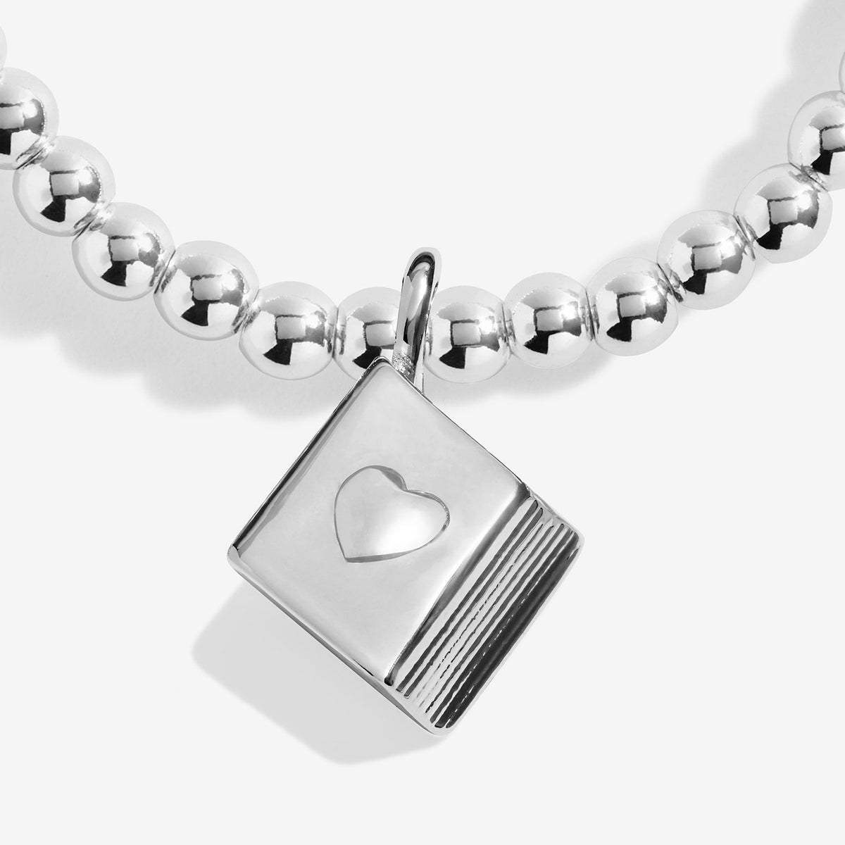 Joma Jewellery A Little 'Book Lover' Bracelet In Silver Plating