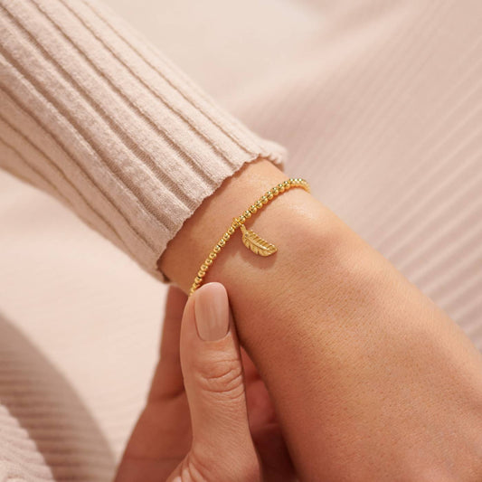 A Little 'Feathers Appear When Loved Ones Are Near' Bracelet