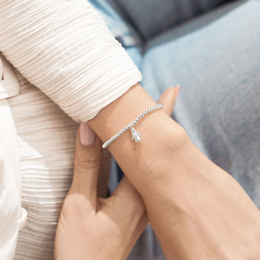 A Little 'Guardian Angel 'Silver Bracelet
