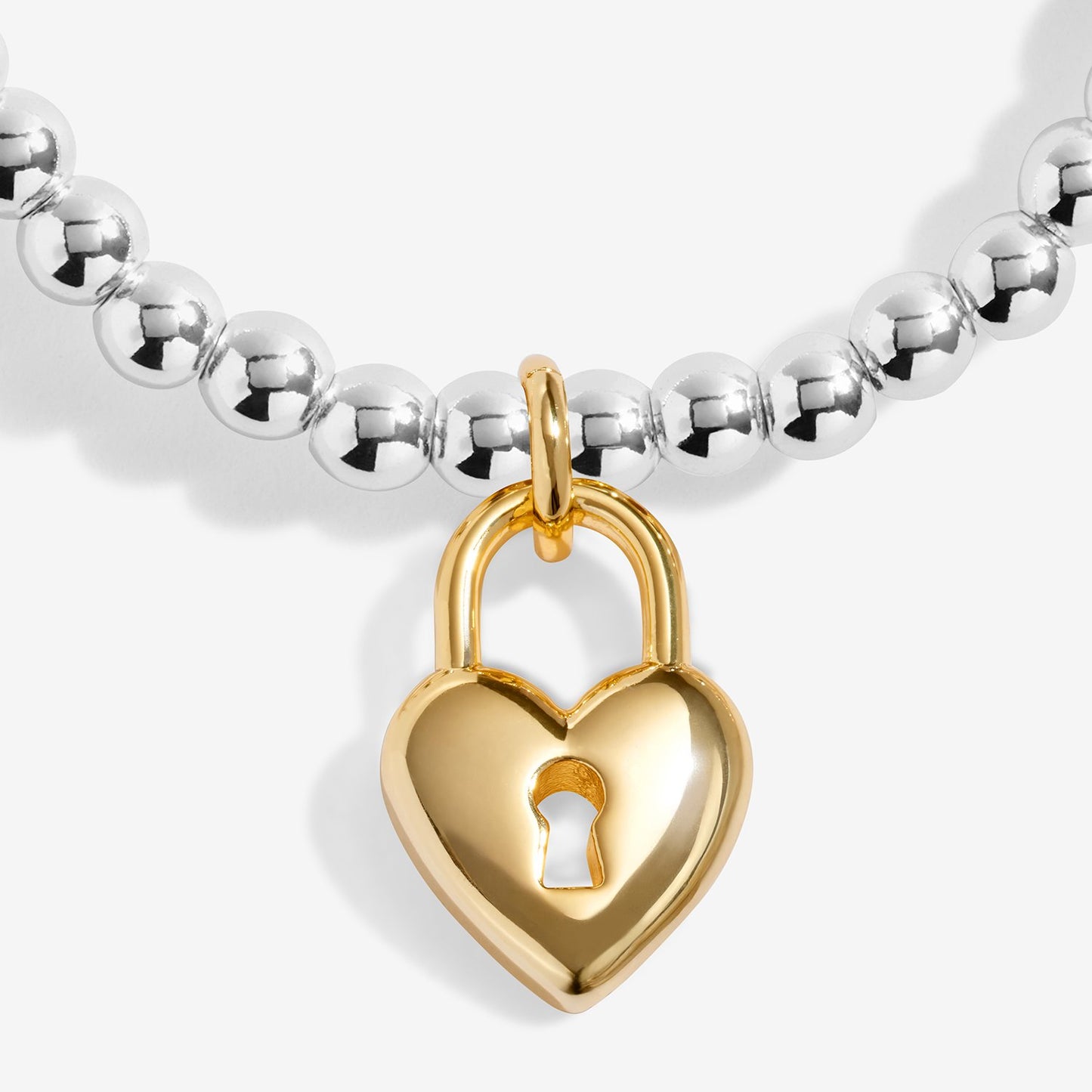 Joma Jewellery A Little 'Life Is Tough But So Are You' Bracelet In Silver and Gold Plating