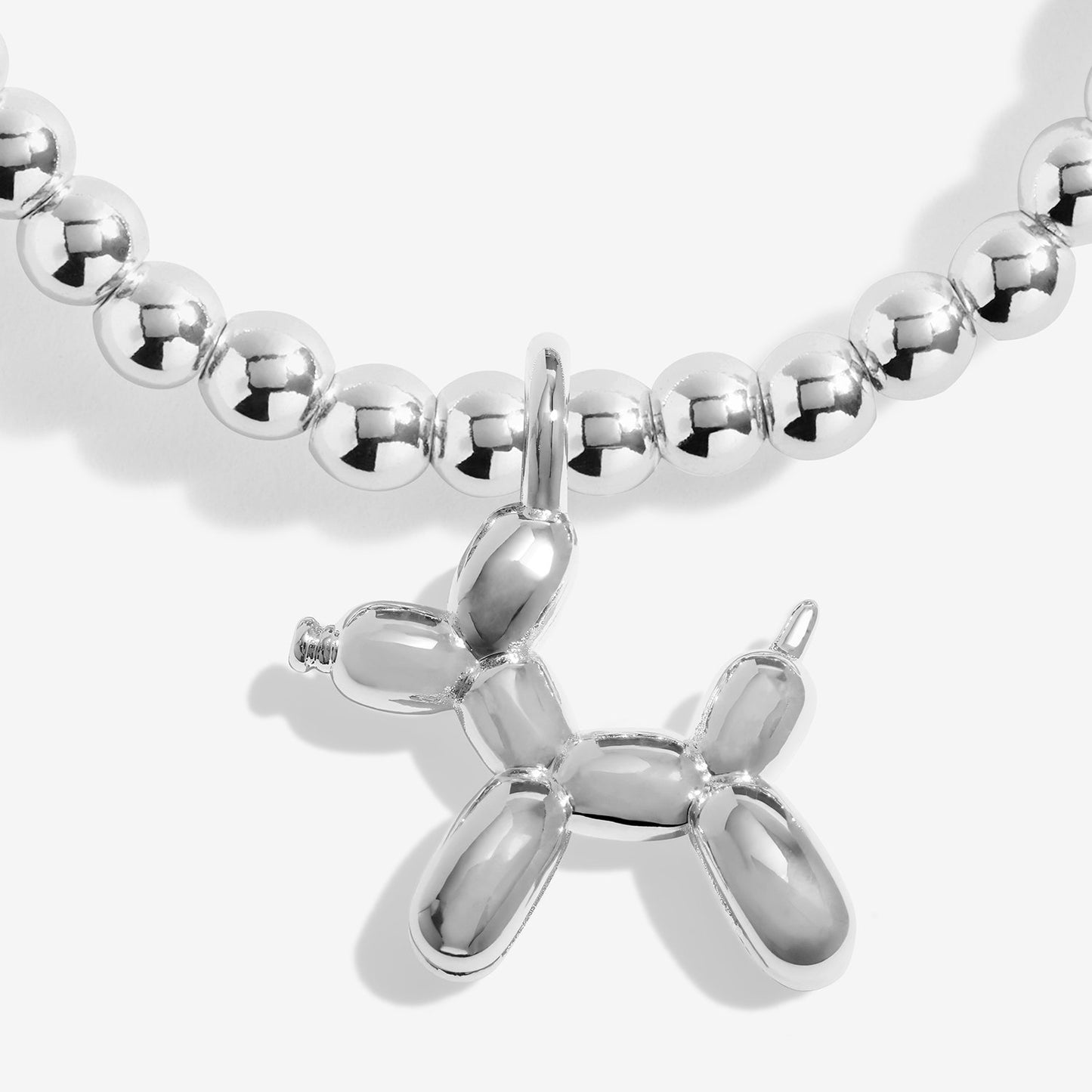 Joma Jewellery A Little 'Party Animal' Bracelet In Silver Plating