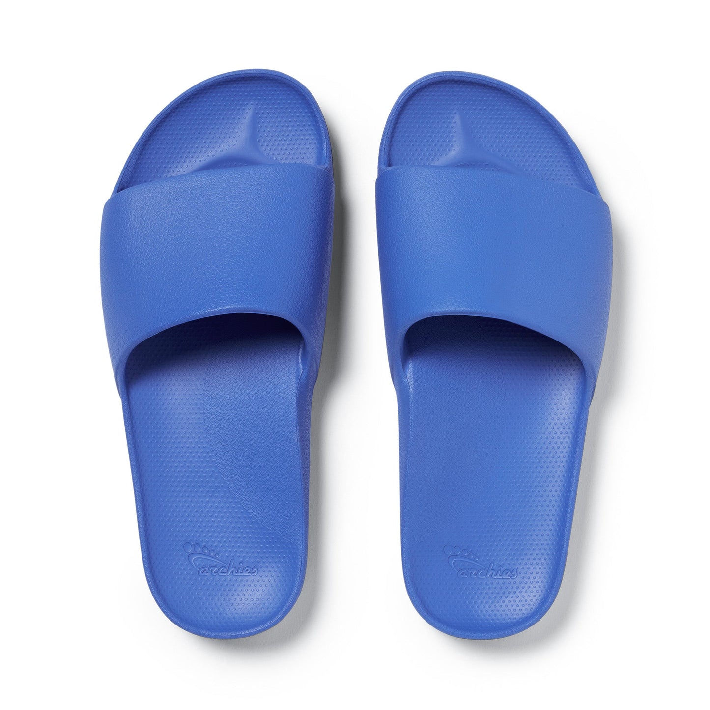 Archies Royal Blue Arch Support Slides - Classic