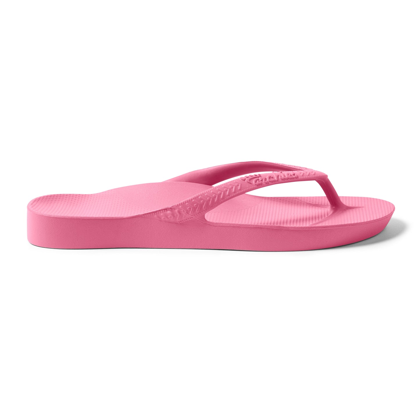Archies Hot Pink Arch Support Flip Flops - Classic
