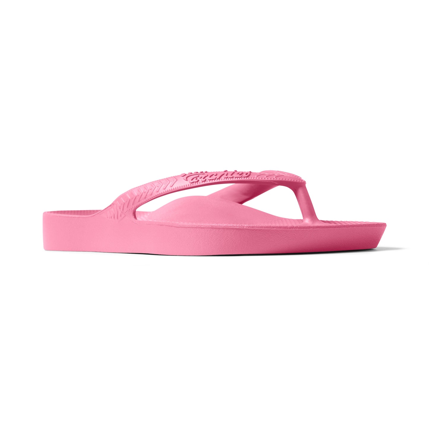Archies Hot Pink Arch Support Flip Flops - Classic