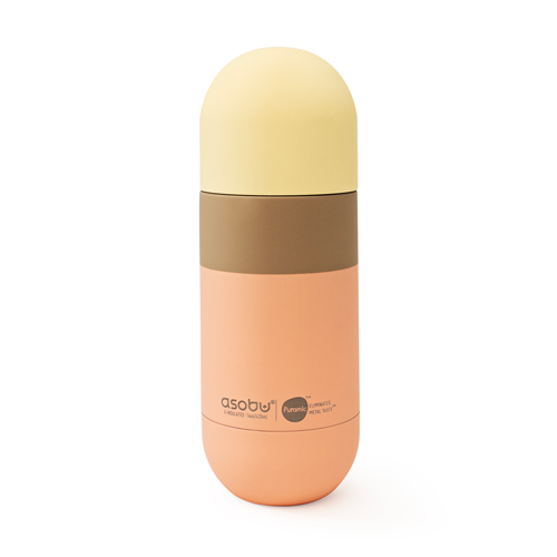 ASOBU ORB Bottle in Pastel Peach Orange