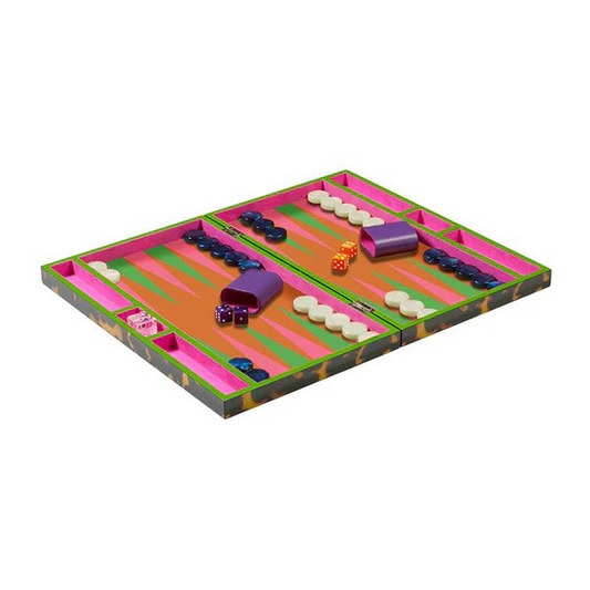 Addison Ross Lacquer Backgammon Tortoiseshell
