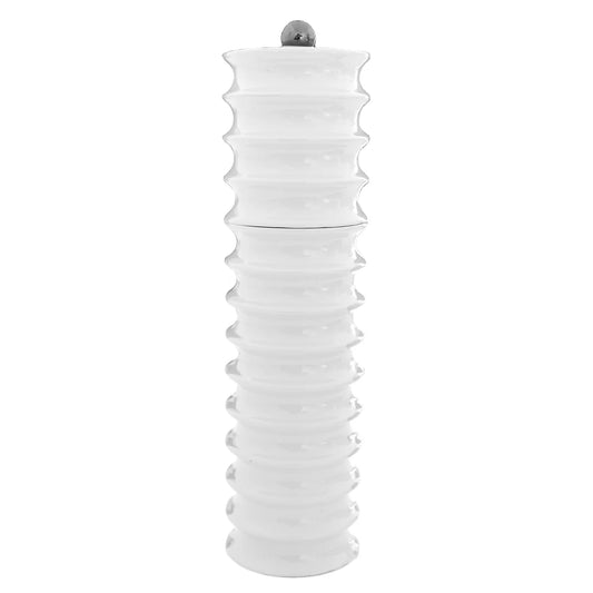 Addison Ross White Twister Salt or Pepper Mill