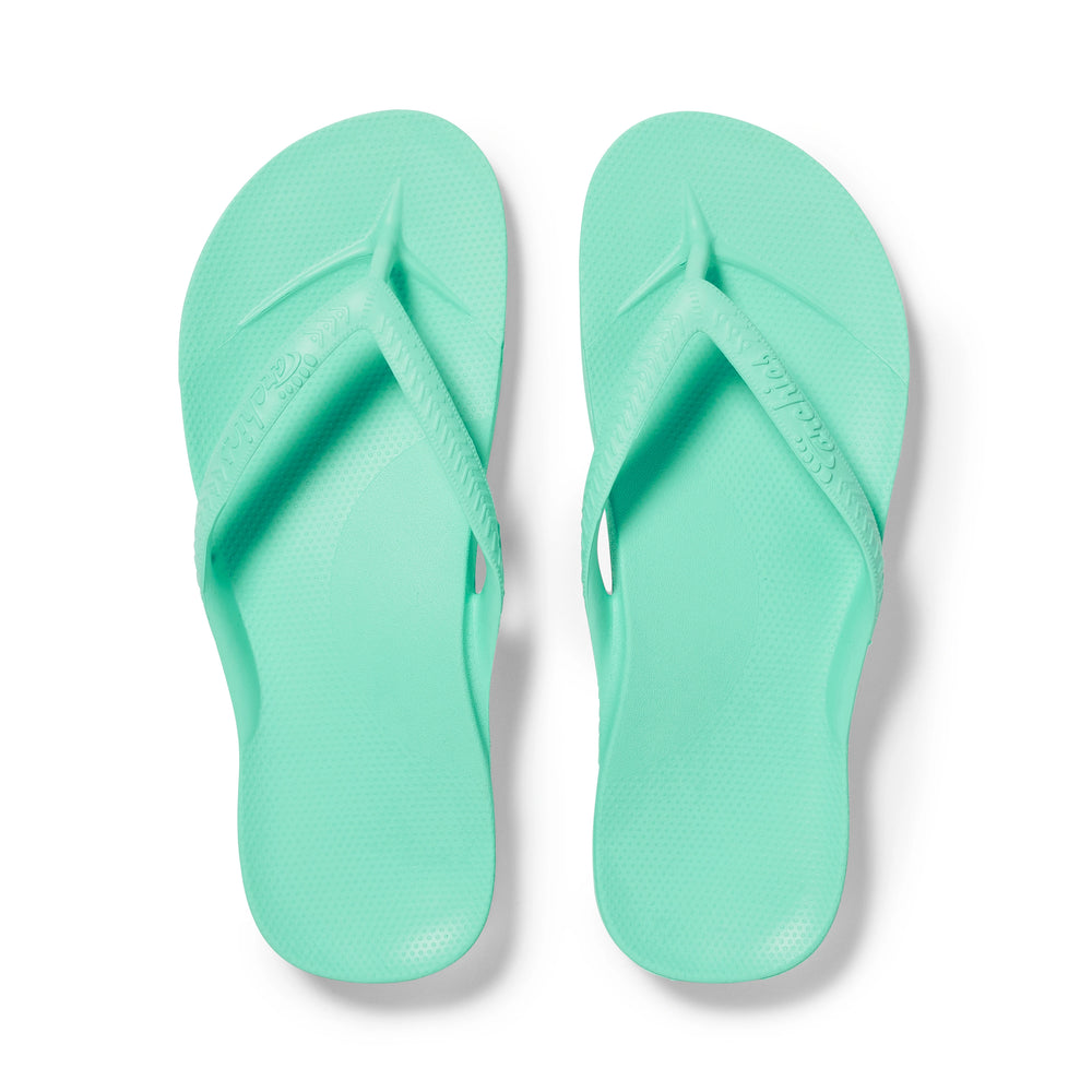 Archies Mint Arch Support Flip Flops - Classic