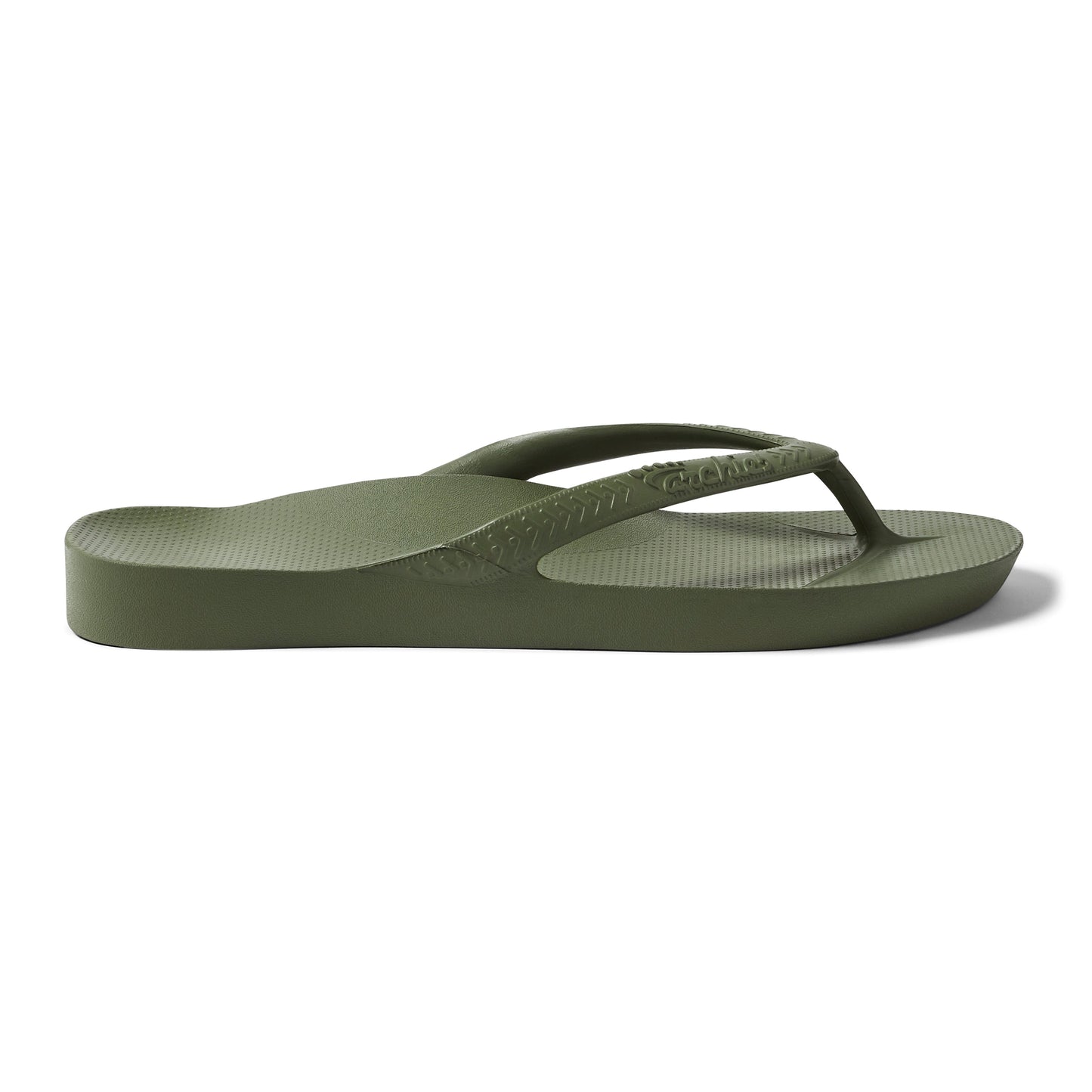 Archies Olive Arch Support Flip Flops - Classic