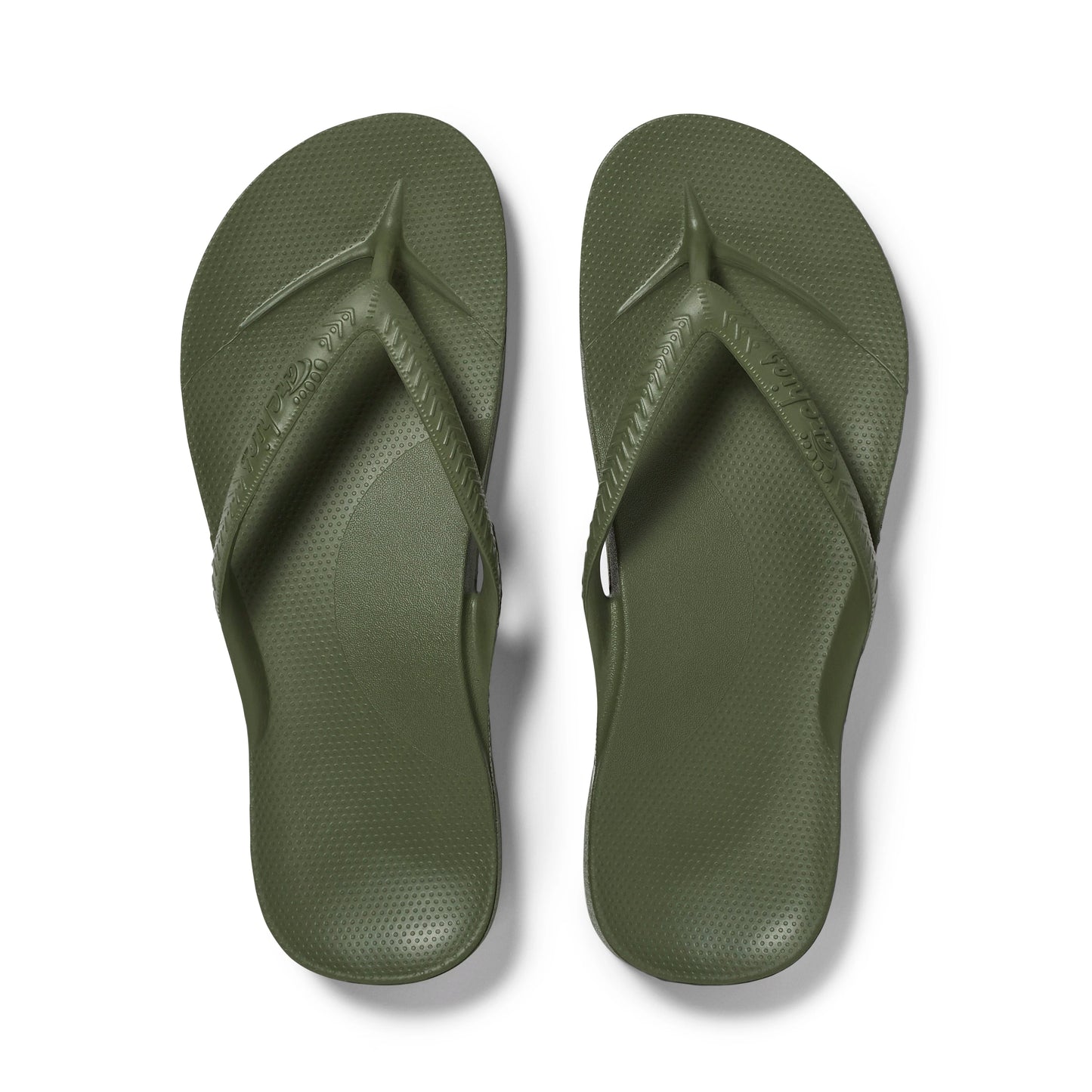 Archies Olive Arch Support Flip Flops - Classic