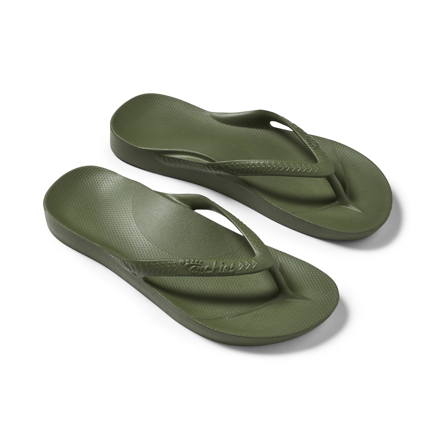 Archies Olive Arch Support Flip Flops - Classic