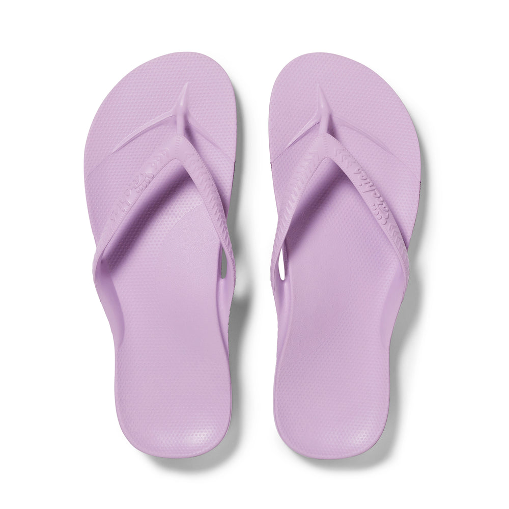 Archies Lilac Arch Support Flip Flops - Classic