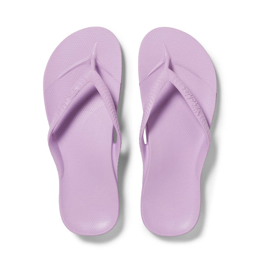Archies Lilac Arch Support Flip Flops - Classic
