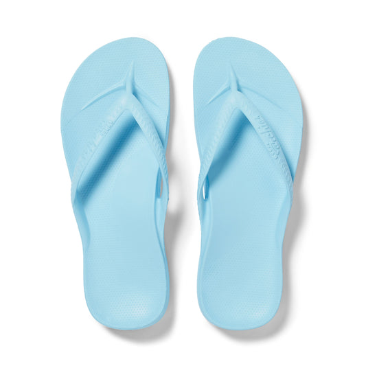 Archies Sky Blue Arch Support Flip Flops - Classic
