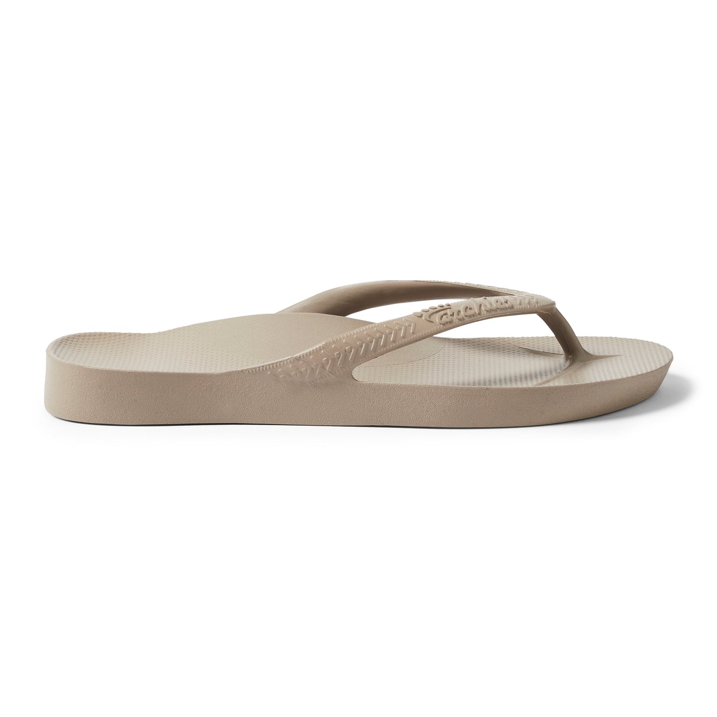 Archies Taupe Arch Support Flip Flops - Classic