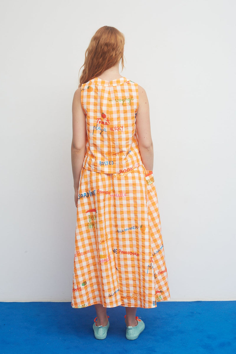 Dr Bloom Jaleo Vichy Skirt