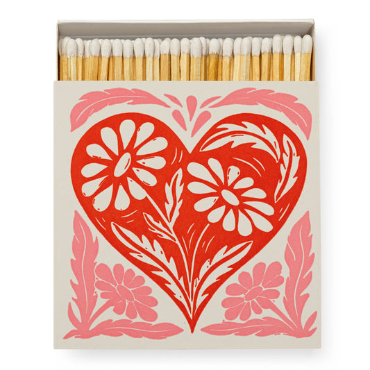 Botanical Heart Matchbox