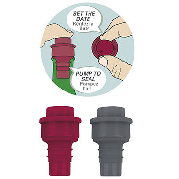 Kikkerland Wine Pump Set