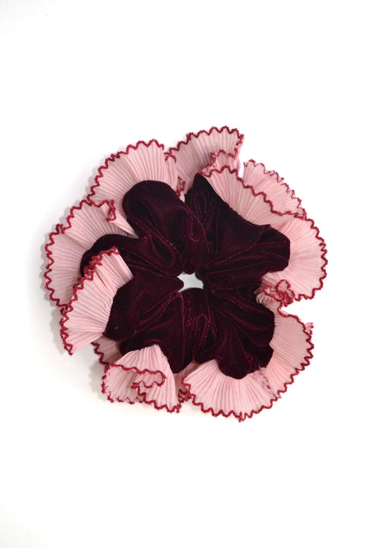 Staise London Aubergine Annie Hair Scrunchie