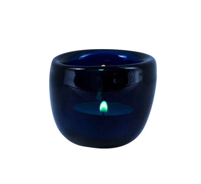 BCS Glass Tealight Holder - Various Colours