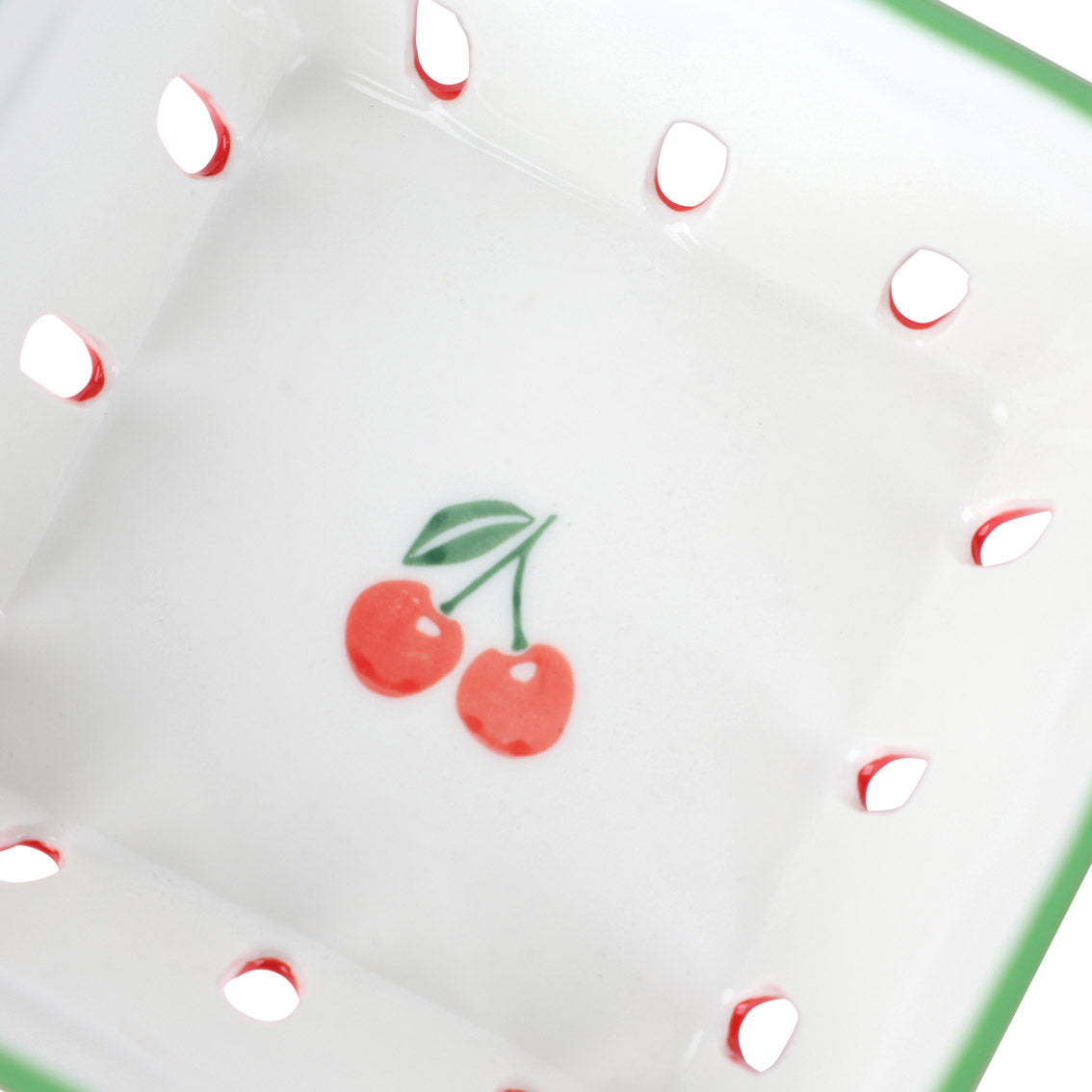 Talking Tables UK Cherry Ceramic Punnet - 15cm