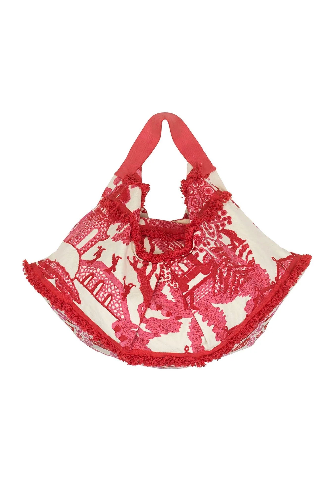 One Hundred Stars Slouch Bag in Giant Willow Fuschia