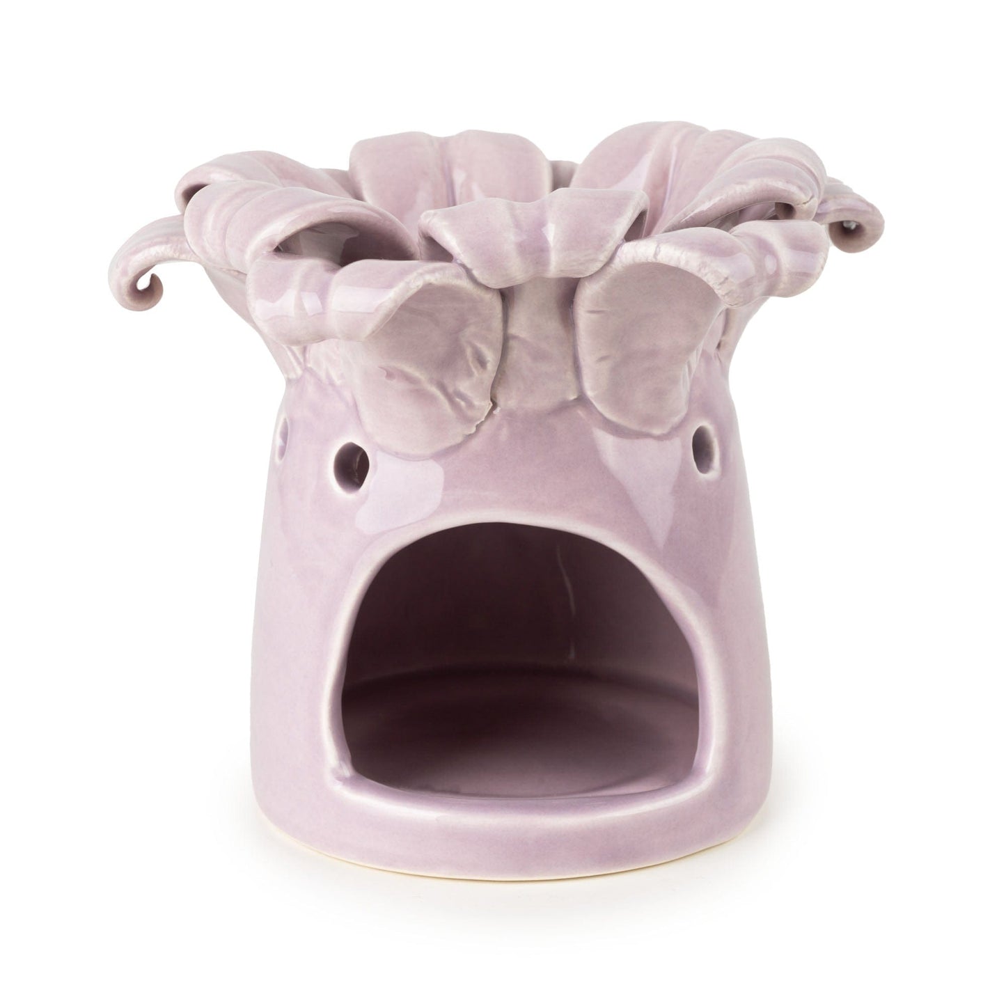 Bell Flower Shaped Wax Burner Lilac