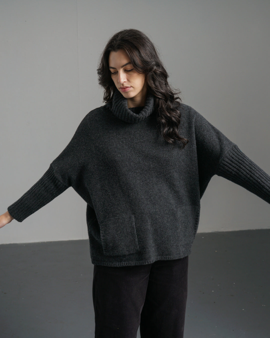 Bibico Adela Jumper in Charcoal