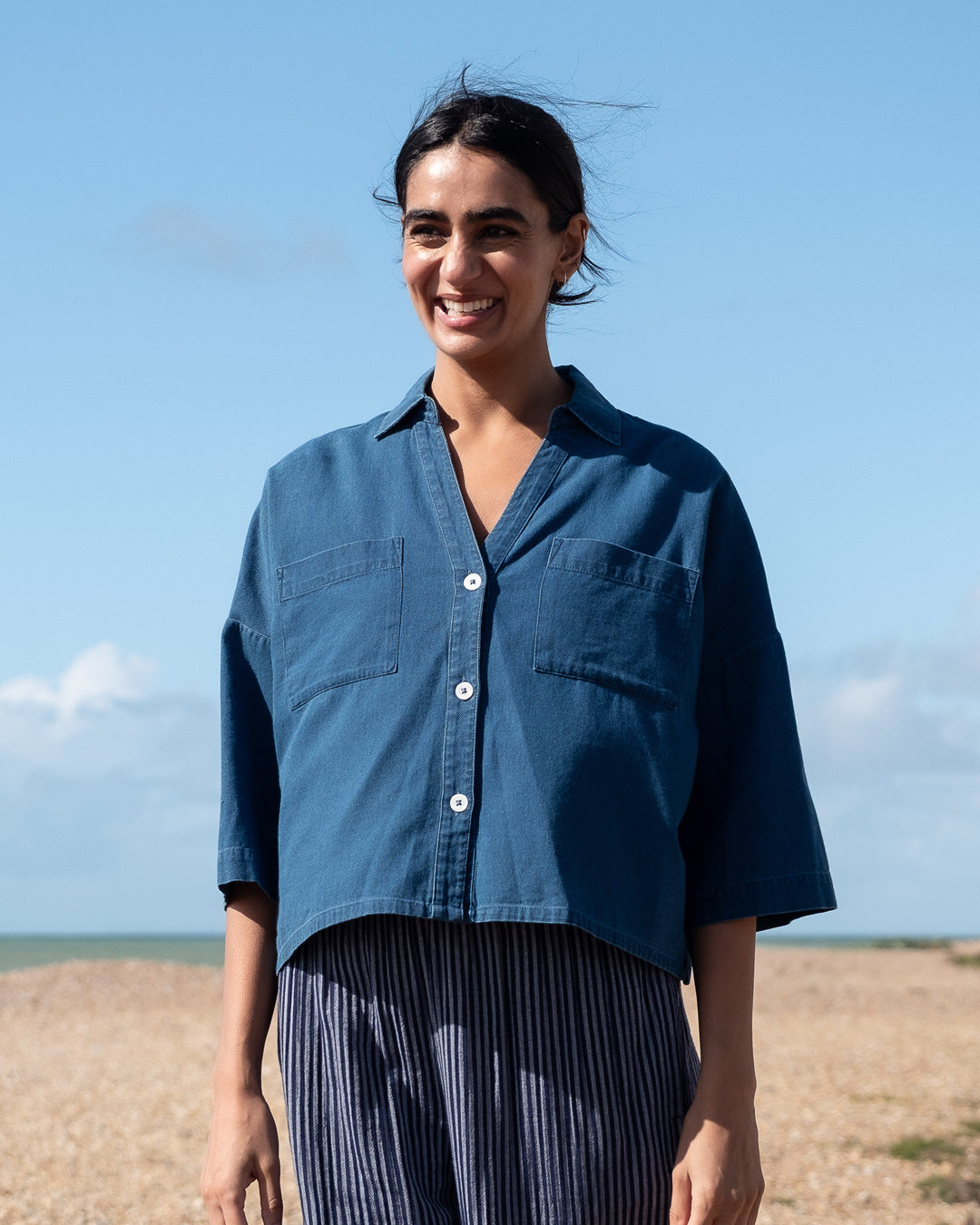 Bibico Ava Shirt in Denim